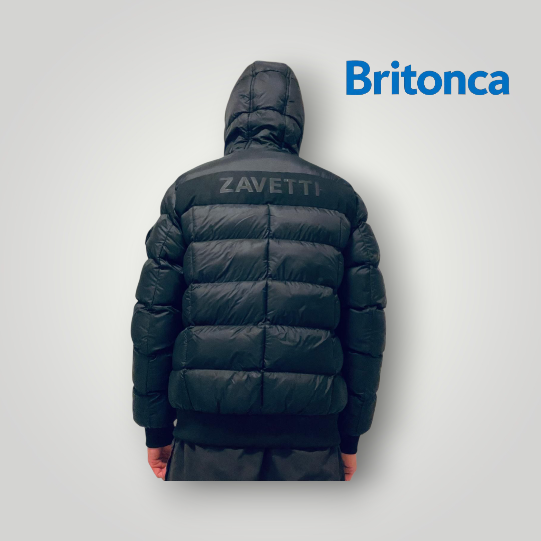 Men's Black Hooded Puffer Jacket - Warm WinterCoat